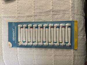 GENKENT 20 Pack Replacement Toothbrush Heads Compatible with Braun Oral B Electr